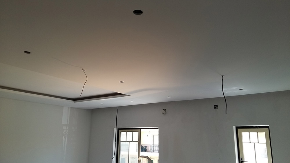 Fase de acabamento da obra
